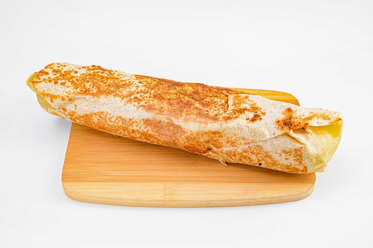 Large Beef and Lamb Cheese Steak Wrap