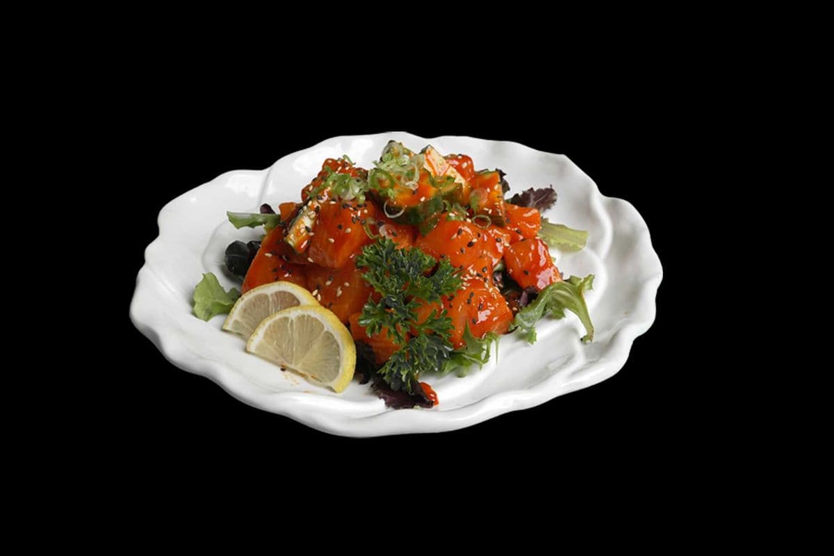 Spicy Salmon Sashimi