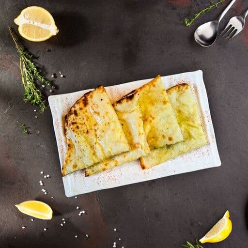 Mozzarella Stuffed Naan