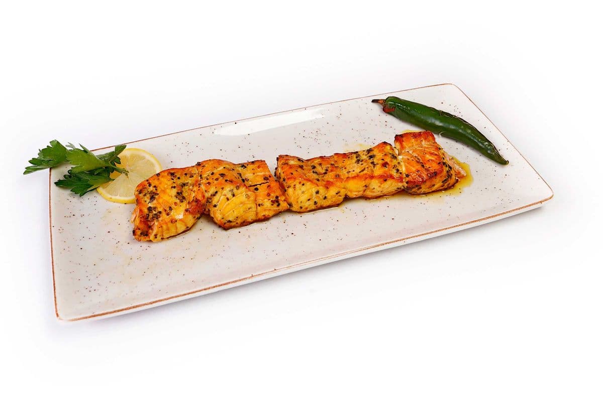 Salmon Kebab Skew