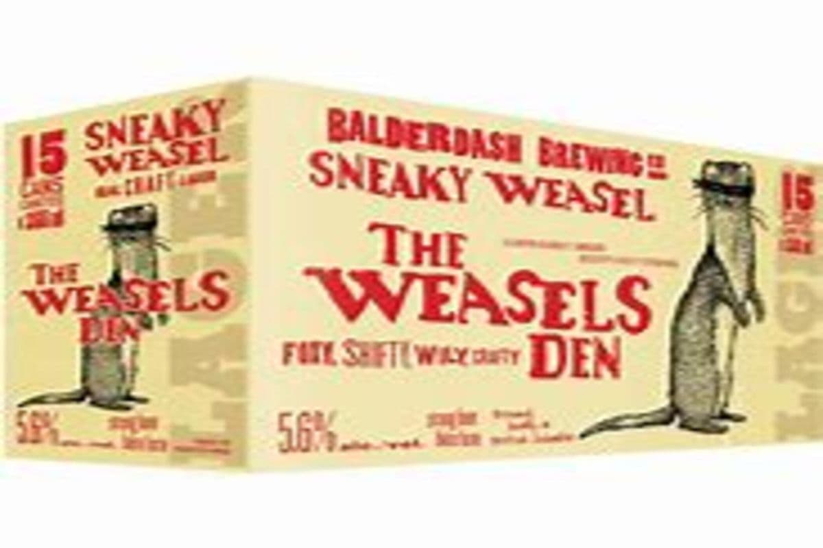 20555 Sneaky Weasel cans 15pk (15 x 355 ml Cans)