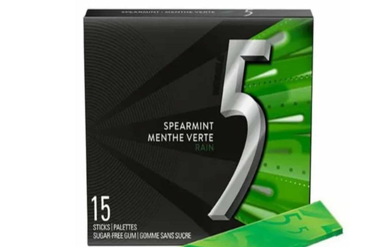 5 Gum Spearmint Rain