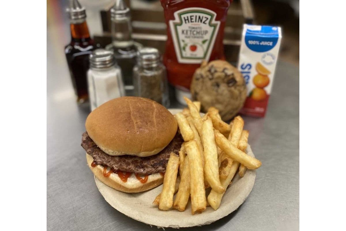 Burger and Chips