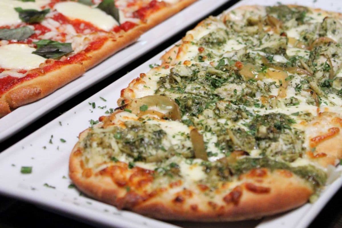 Pesto Chicken Flatbread