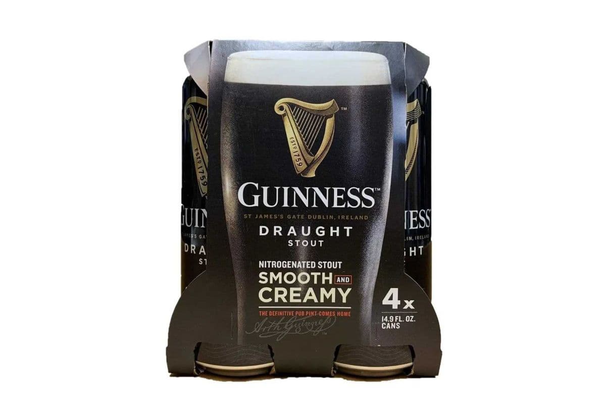 Guinness Draught, Ireland (4 Cans) (1 x 440ML)