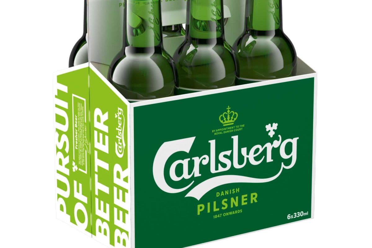 Carlsberg 6 bottle (6 x 330ml bottles )