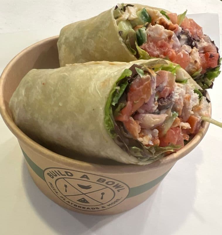 Souvlaki Chicken Wrap