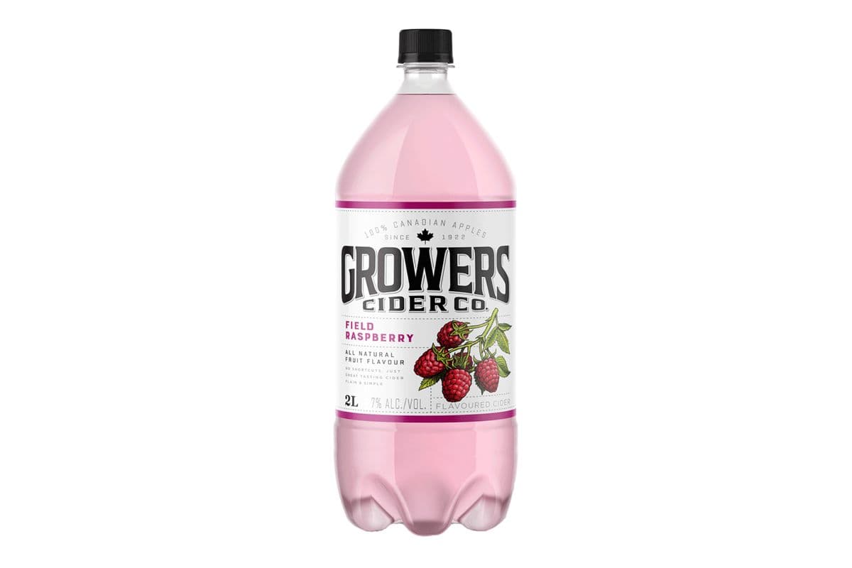 Growers Cider Field Raspberry (2 L) (1 x 2 litre)