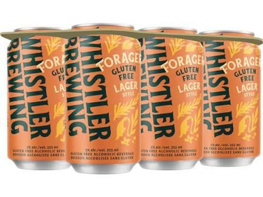 WHISTLER Gluten Free Lager, 6 x 355ml