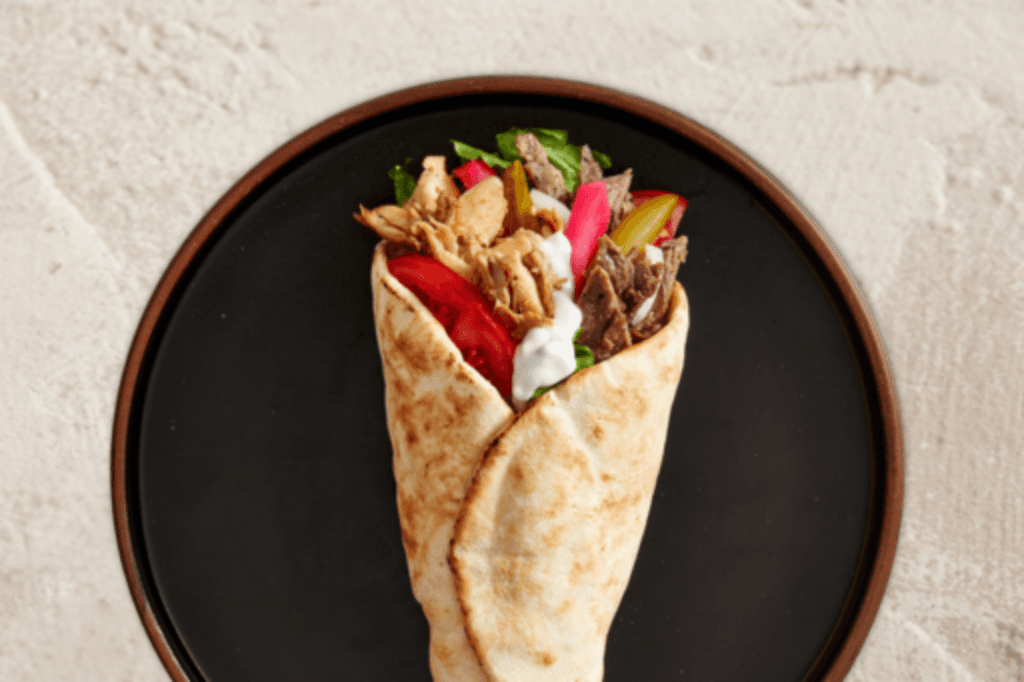 Mixed Shawarma Wrap / Wrap Shawarma mixtes