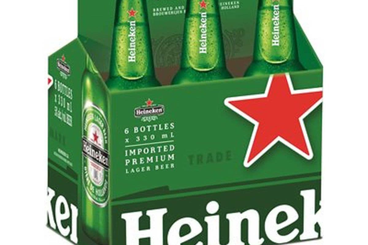 HEINEKEN ( 6 BOTTLES) (6 x 330 ml Bottles)