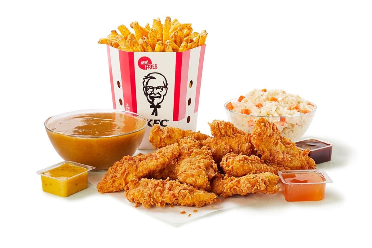10-Piece Tenders Bucket and 3 Large Sides