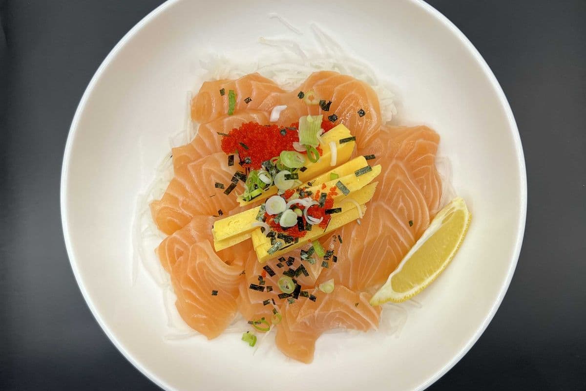 Atlantic Salmon Sashimi Donburi