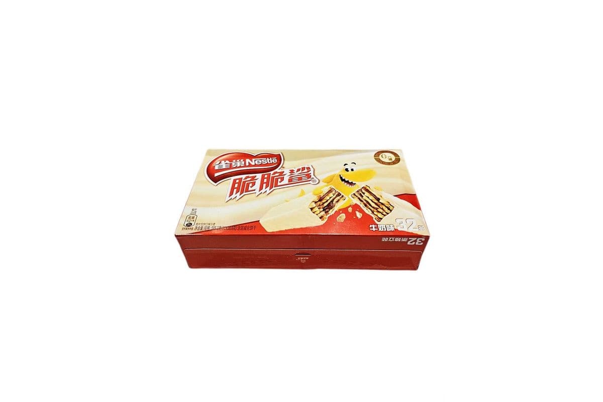 Nestle Chocolate Wafer Milk Flavor（32pcs/BOX）（雀巢 脆脆鲨 牛奶味）