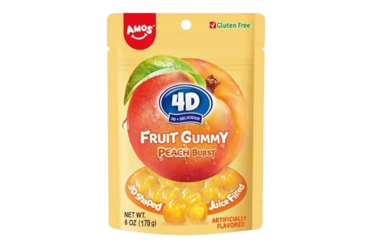 Amos Peelerz Peach (85gm) (100 Cal)