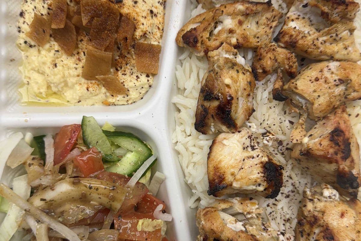 Chicken Skewers Plater