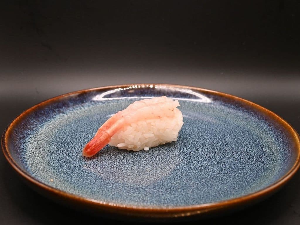 Amaebi (Raw Shrimp) Sushi- oo