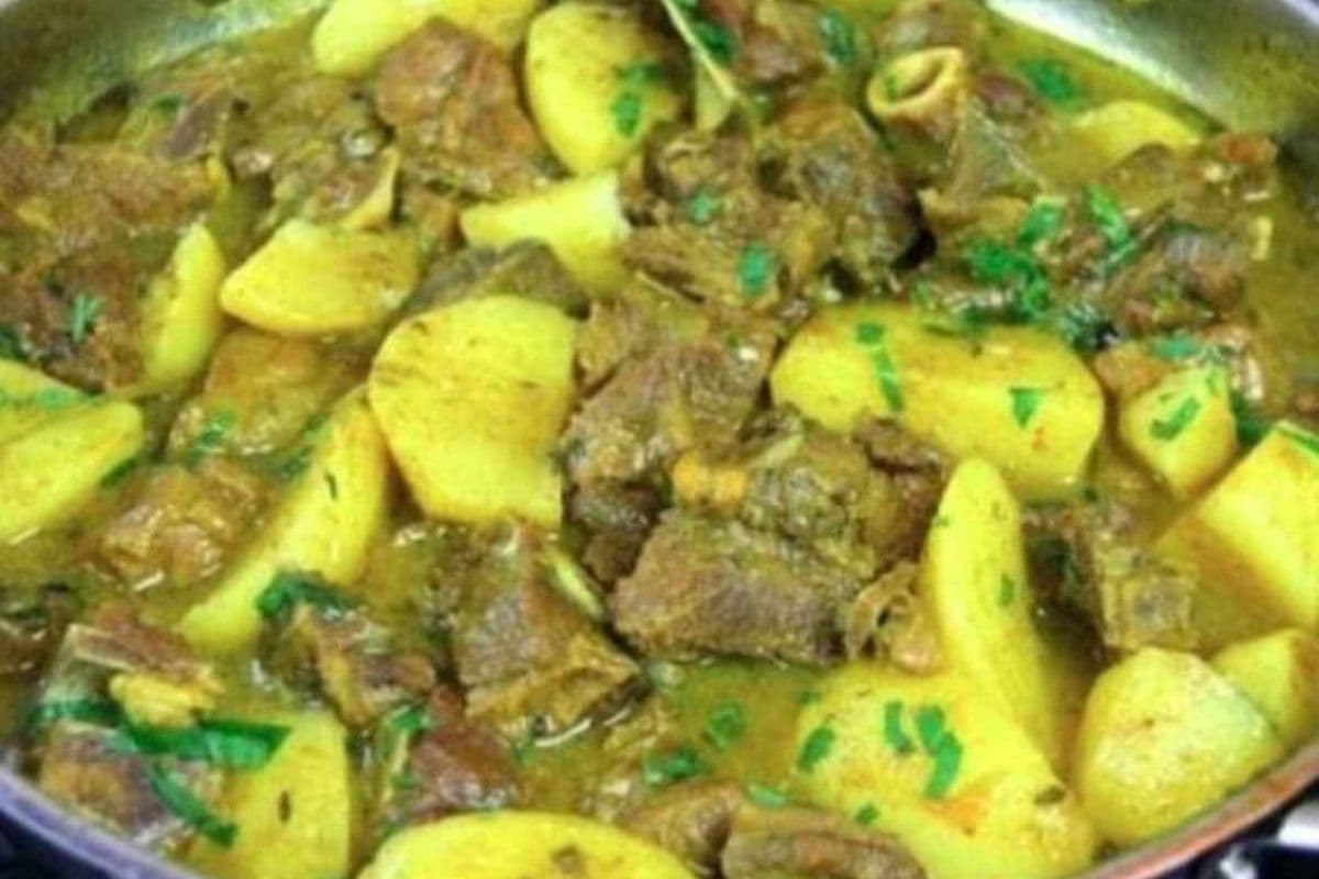 Curry Goat Roti