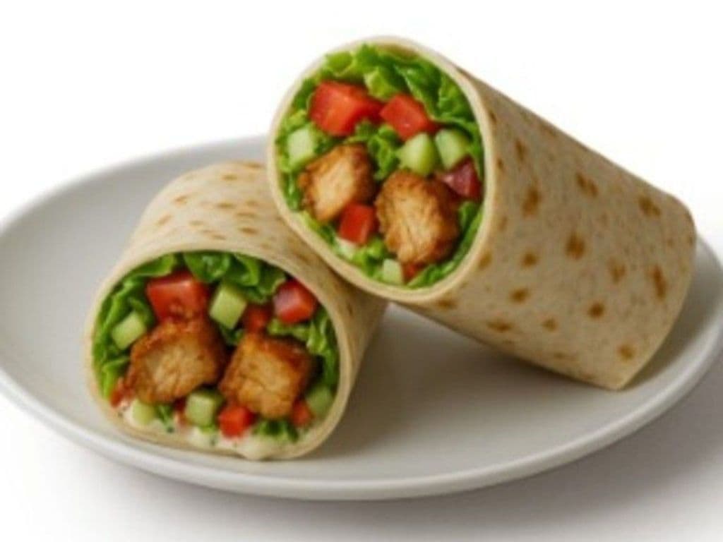 Mediterranean Chicken Wrap