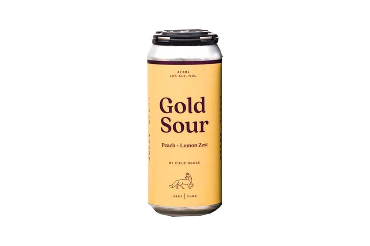 Field House Gold Sour Peach & Lemon Zest (1 x 473ml)