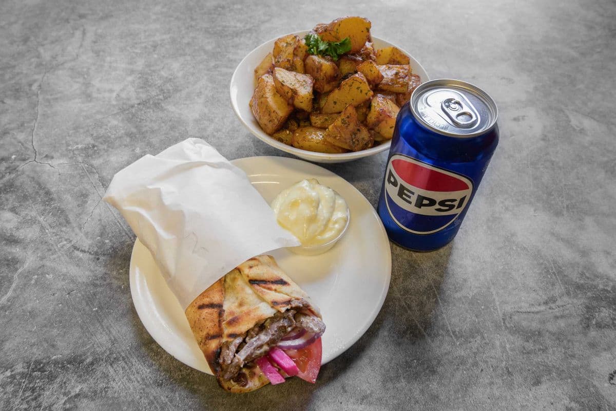 Trio pita au boeuf