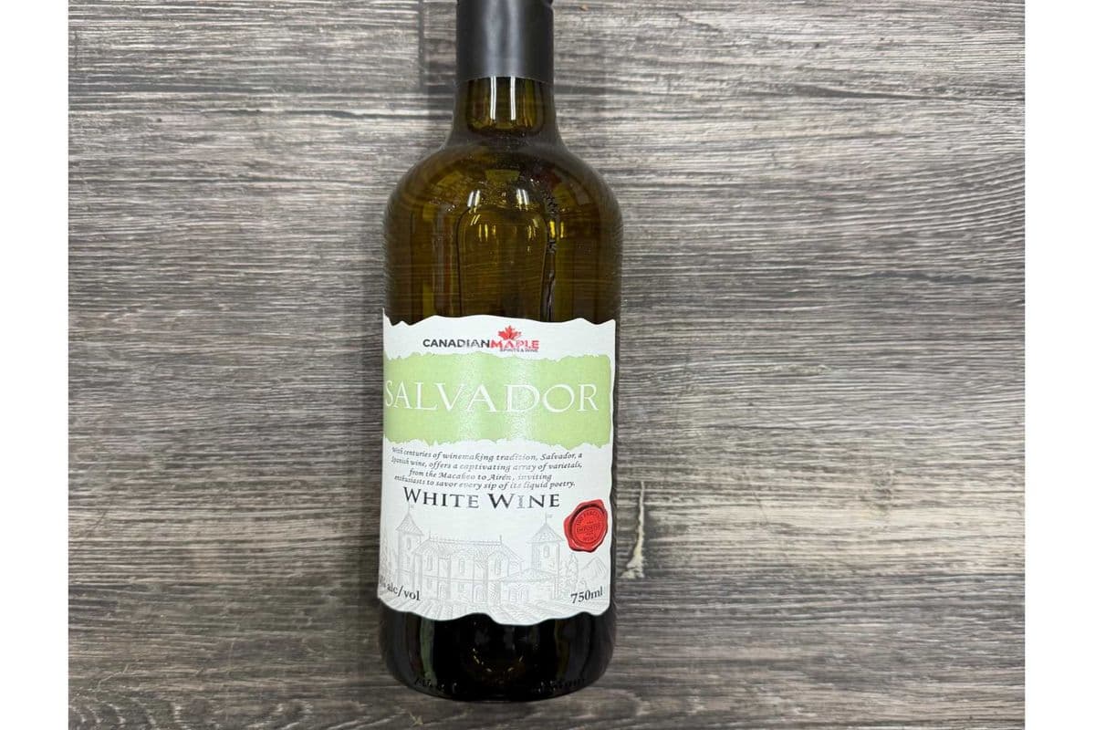 SALVADOR WHITE WINE (1 x 750 ML )