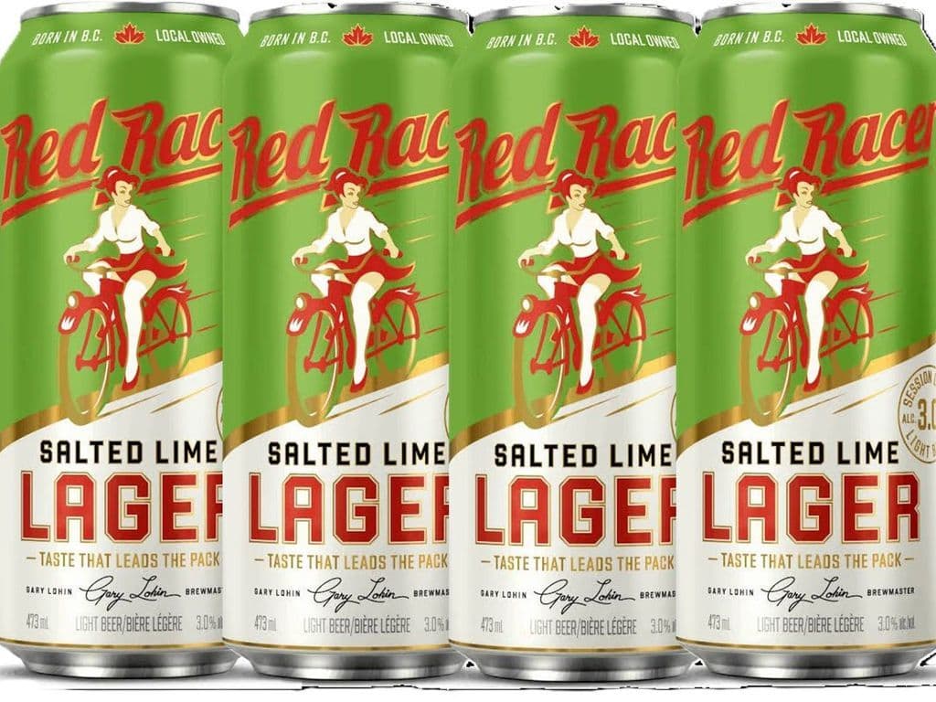 RED RACER Salted Lime Lager, 4 x 473ml