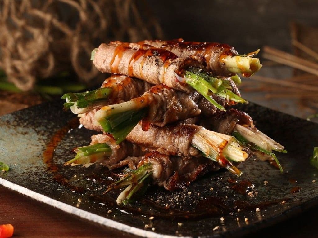 Beef with Spring Onion