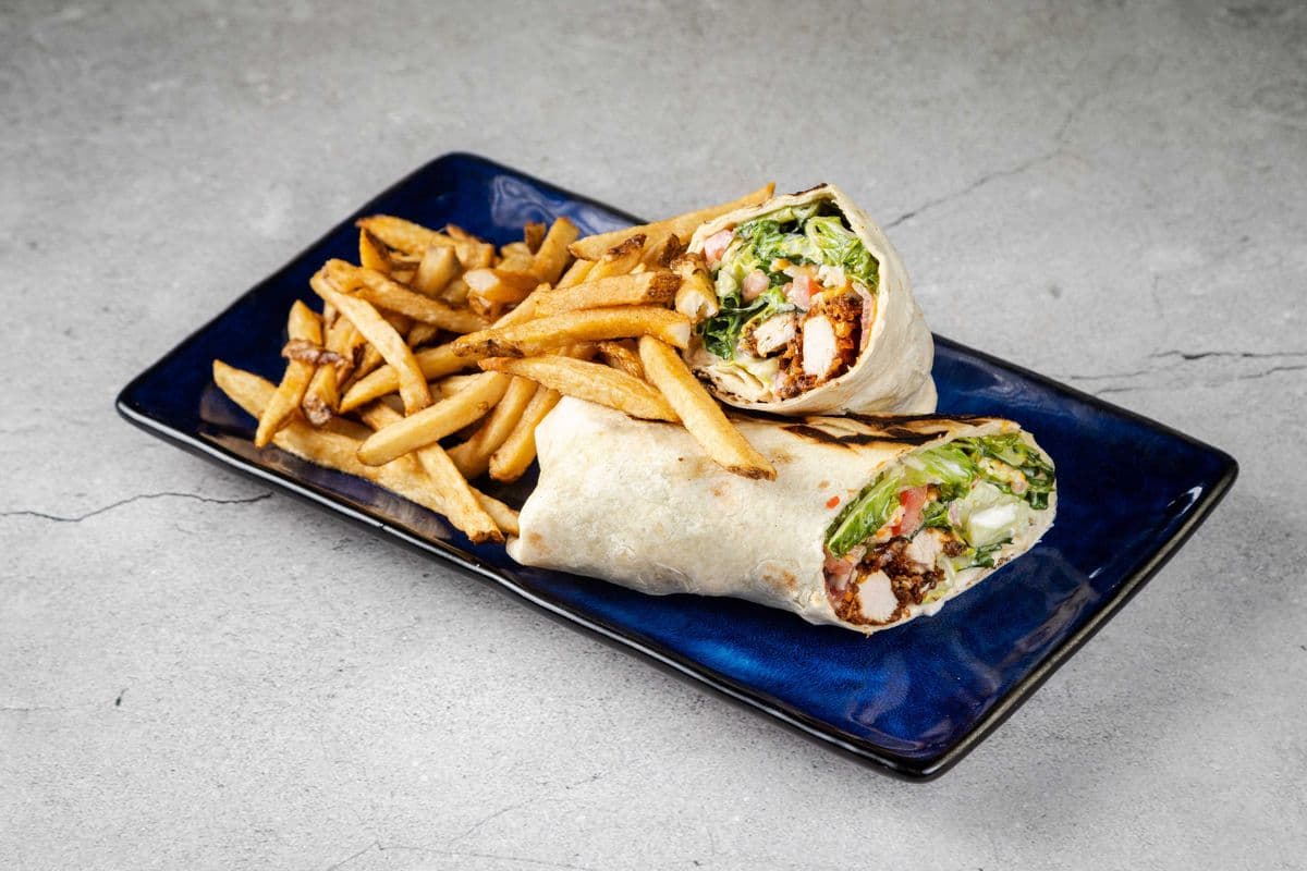 Vegan Buffalo Chicken Wrap