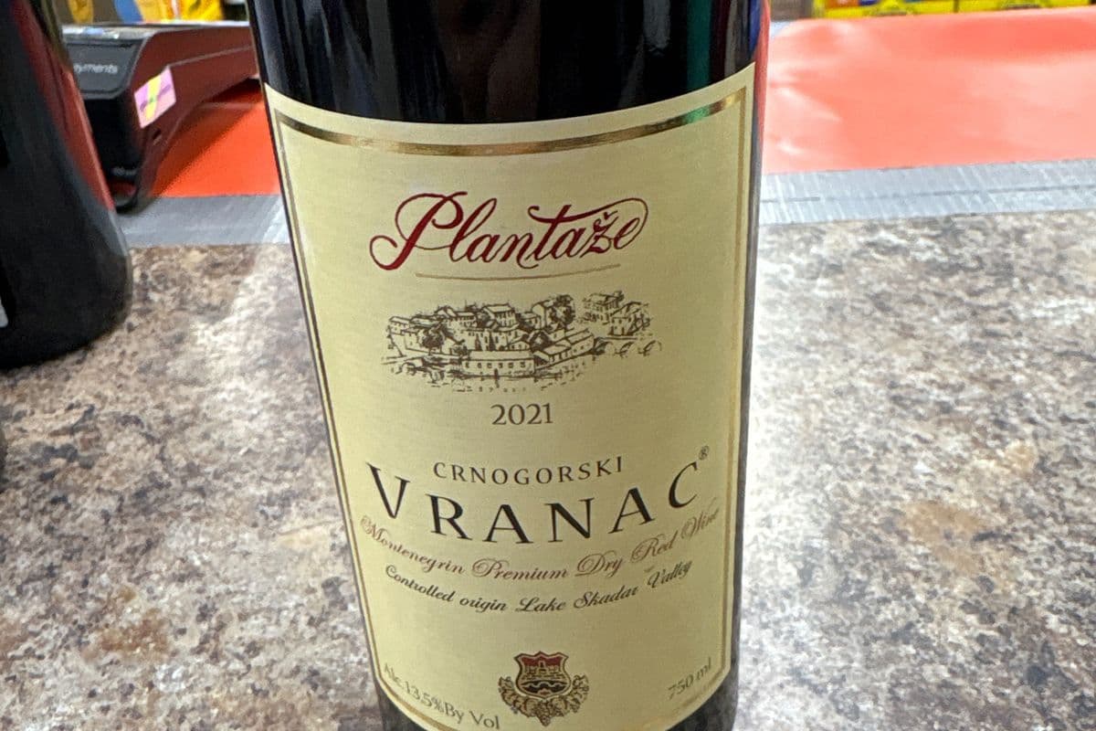 Vranac dry red wine (1 x 750ml)