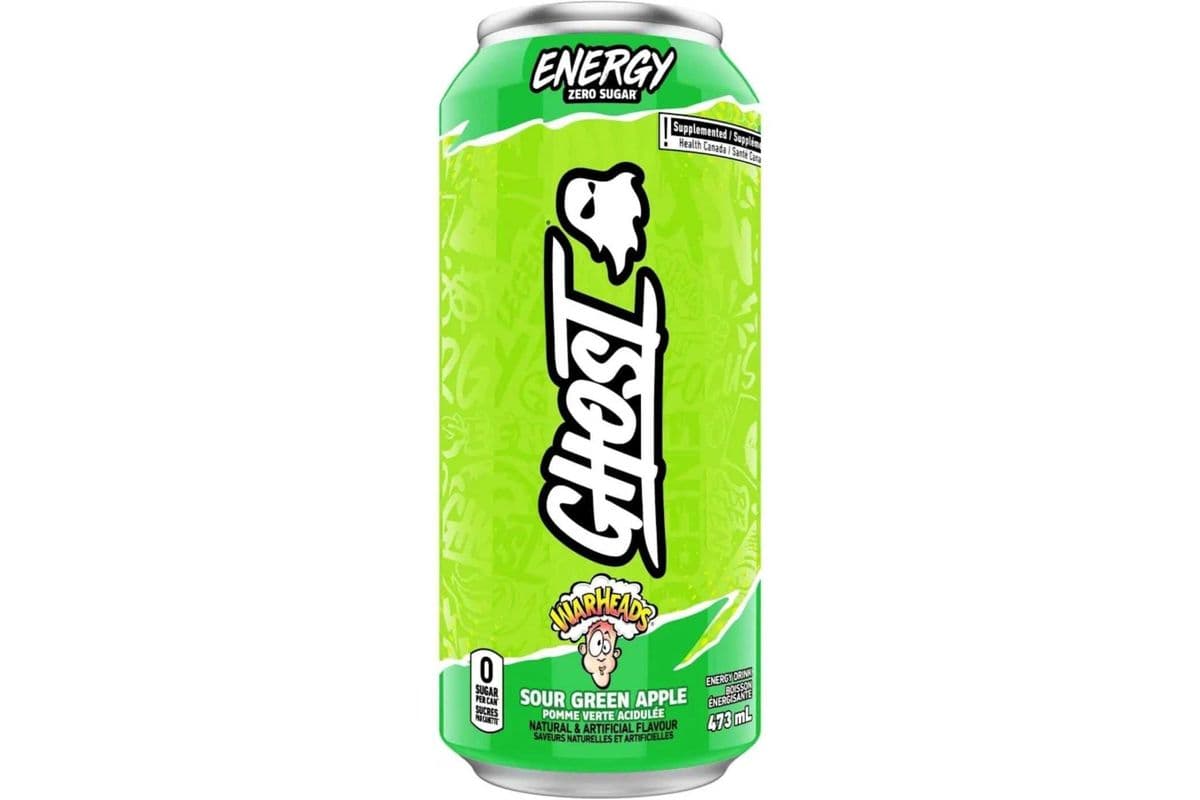 GHOST Warheads Sour Green Apple, 473 ml (473 ml)