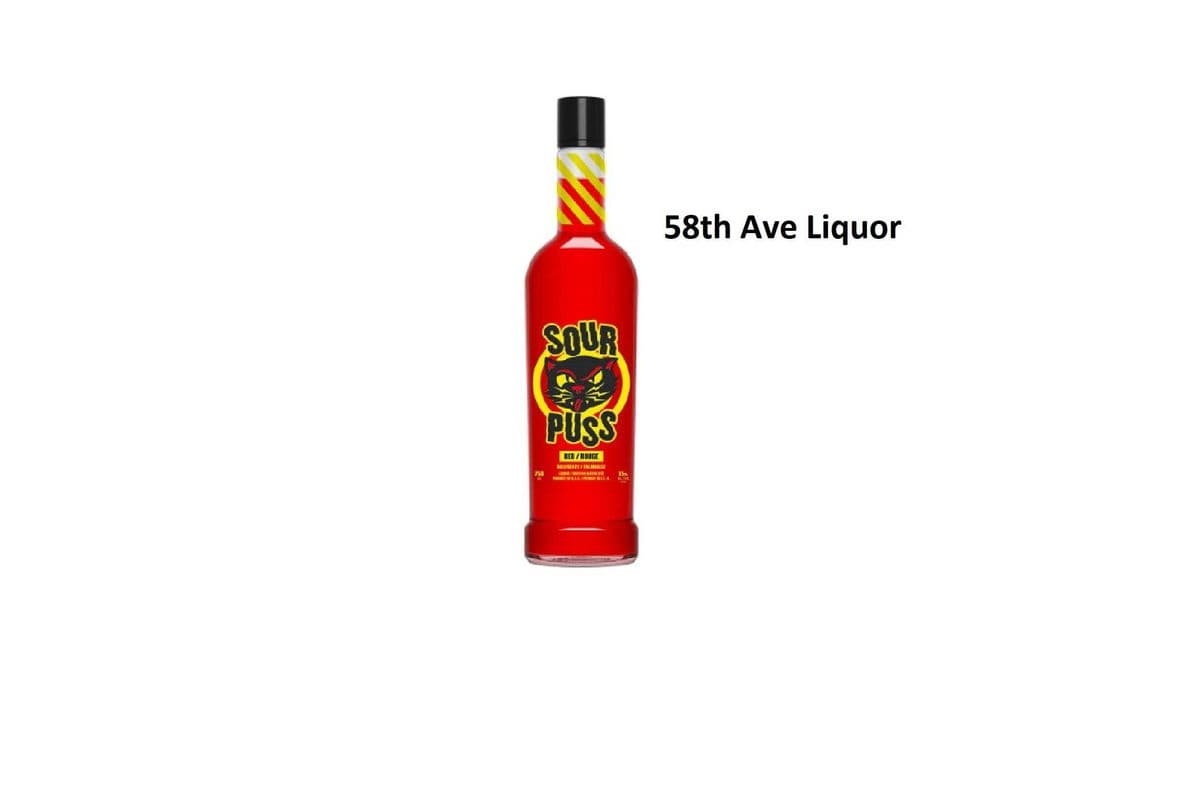 SOUR PUSS - SOUR RASPBERRY (1 x 750ML)