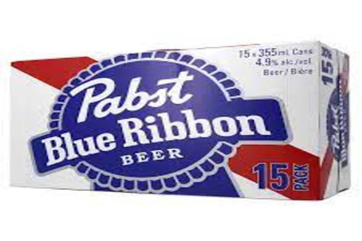 Pabst Blue Ribbon 15cans x355ml (15 x 355ml)
