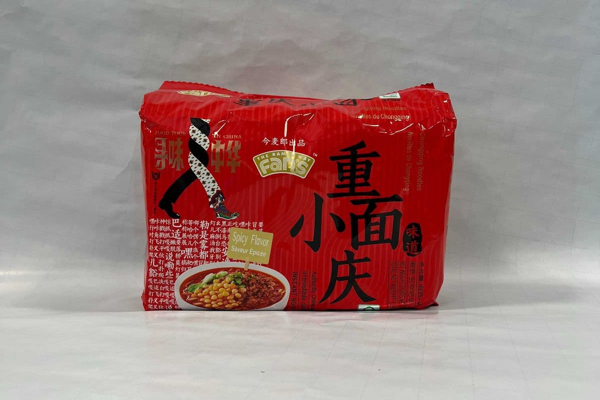 FANS Chongqing Noodles Spicy (5 x 104 g)