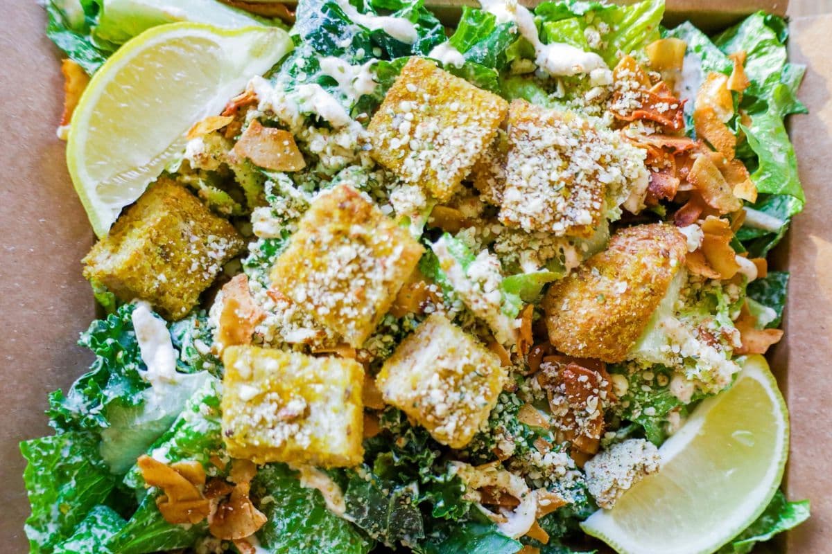 Smokey Caesar Salad