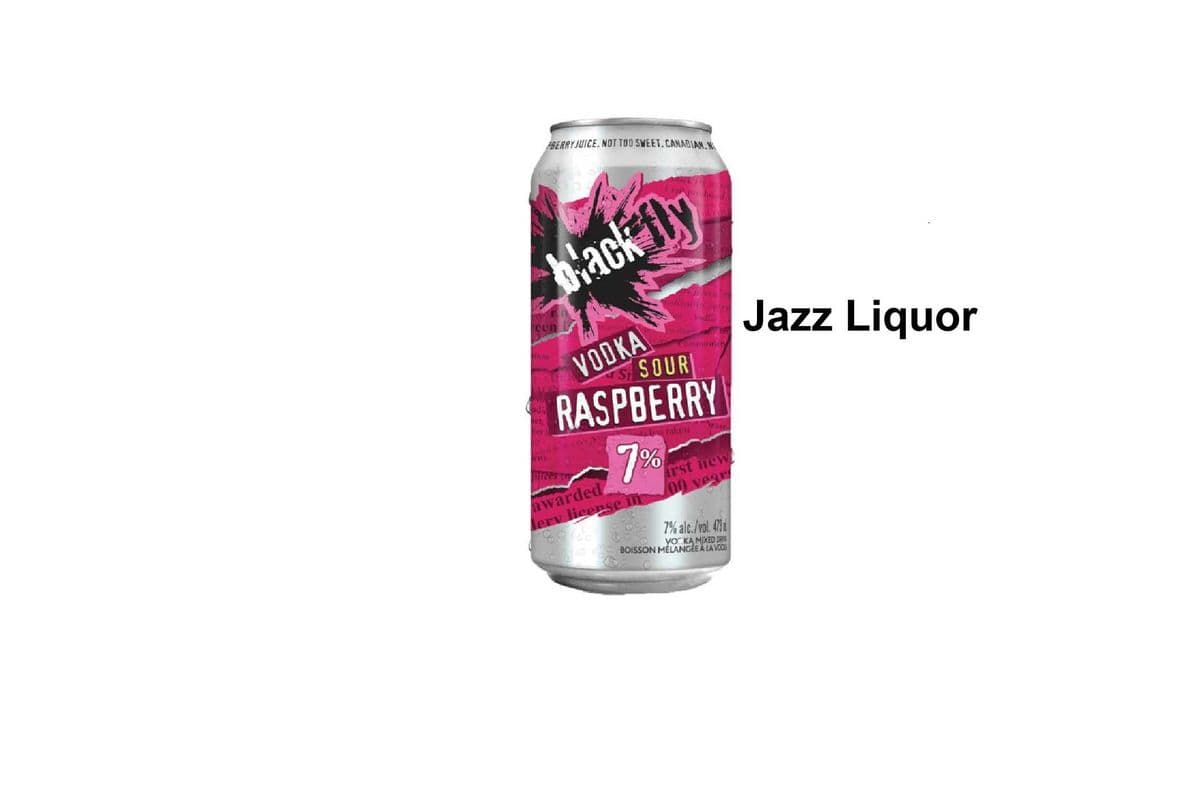 BLACK FLY VODKA SOUR RASPBERRY CAN (1 x 1x473ML )