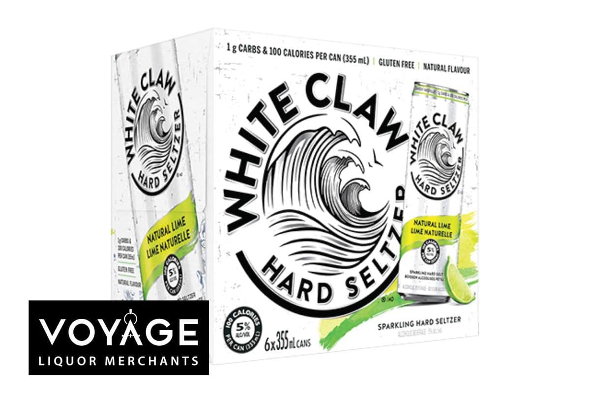 White Claw Lime Hard Seltzer (6 x 355 ml)
