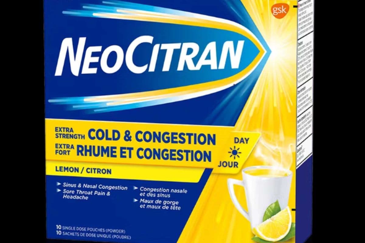 NeoCitran - Cold & Congestion - Day - Lemon Flavour