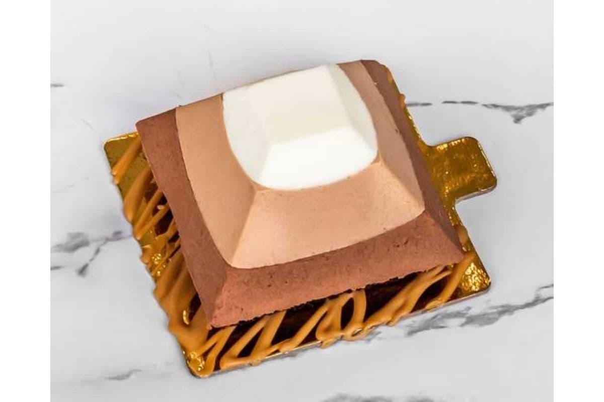 The Hadhads Triple chocolate mousse pyramid
