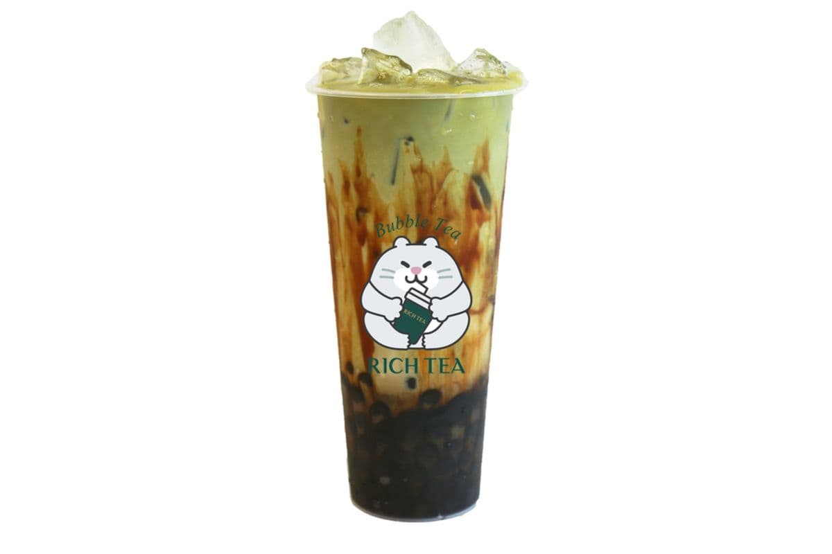 Brown Sugar Matcha with Pearls