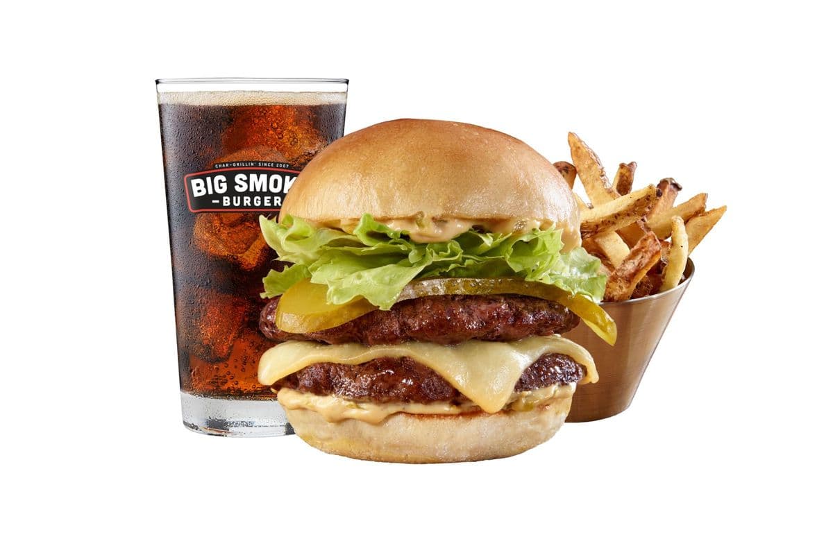 The Double Smoke Stack Burger Combo
