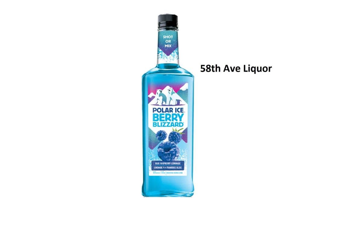 POLAR ICE BERRY BLIZZARD FLAVOURED VODKA 750ML (1 x 750ML)