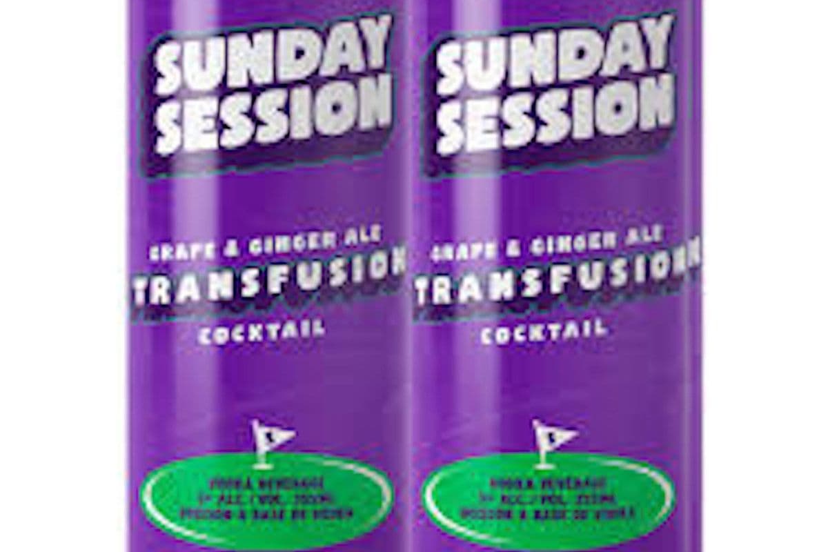 SUNDAY SESSION GRAPE & GINGER ALE COCKTAIL 4 CANS (4 x 355ML)