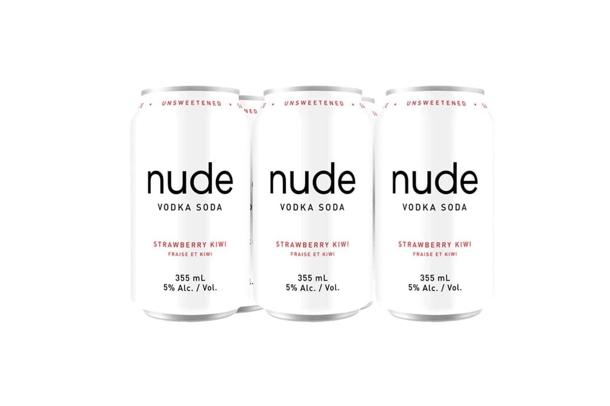 Nude- Strawberry Kiwi (6 x 355ml Cans)