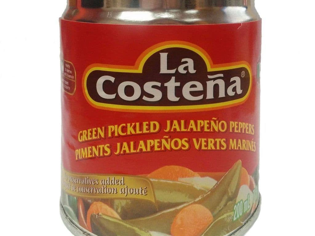 LA COSTENA GREEN PICKLED JALAPENO PEPPERS 200ML