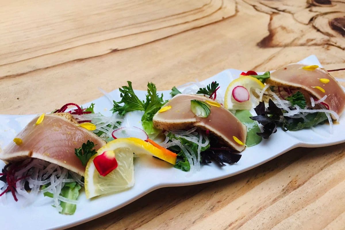 Tuna Tataki Carpaccio