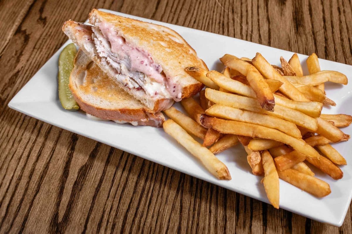 Turkey, Brie, and Cranberry Sandwich