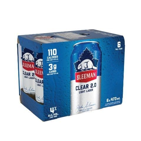 Sleeman Clear 2.0 Shrink 473ml x 6 Pack