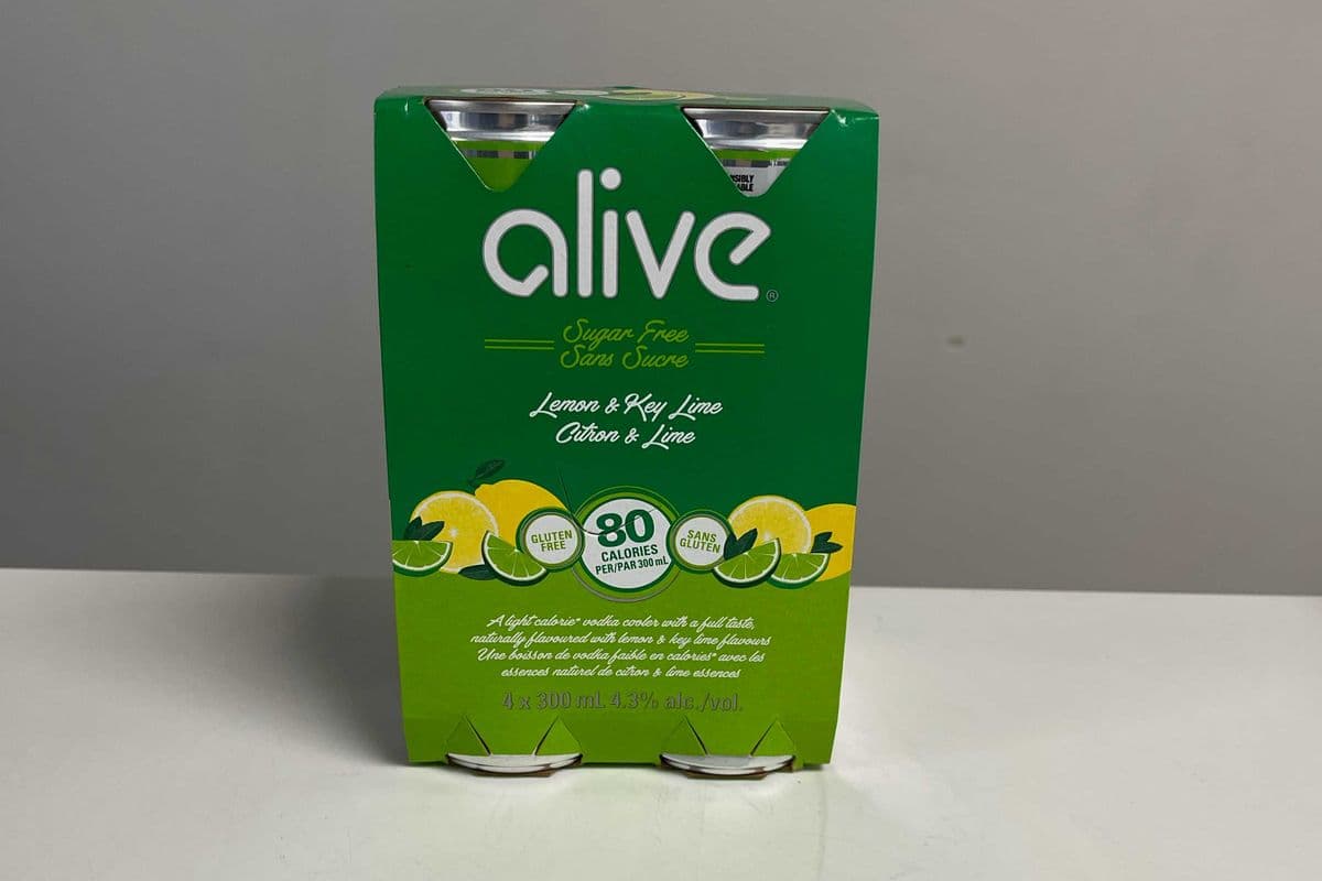 Alive Lemon & Key Lime (4 x 355ml)
