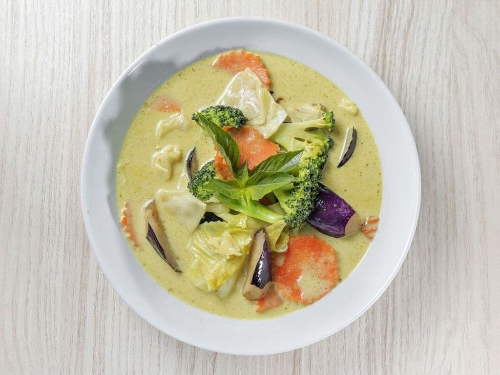 14. Green Curry with Eggplant.